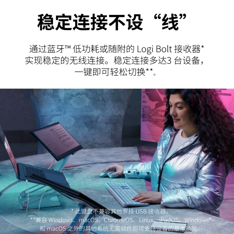 [Official Flagship Store] Logitech MX Keys S Wireless Keyboard Smart Backlight Macro Customizable Rechargeable