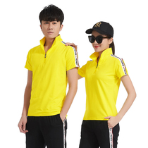 Summer new pure cotton badminton suit for men and women with short sleeves long pants speed dry table tennis door ball sports jersey