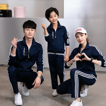 Spring-autumn male and female table tennis clothes long sleeves trousers students sports suit children table tennis tennis training wear clothing