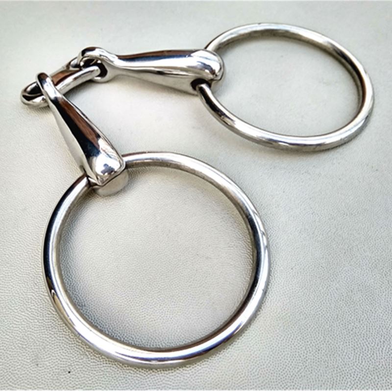 12 5 cm harness horse bit O-shaped horse bit stainless steel bit