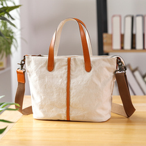 Xiao Shuang has a mi canvas female bag with a lean bag with a real Pitot package Retro Backpack and a professional handbag