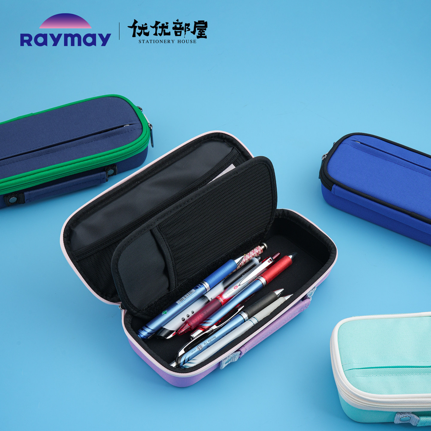 Япония Raymay Fujii TopLiner пенал для карандашей большой емкости портативный пенал для карандашей износостойкий холщовый ящик для хранения канцелярских принадлежностей