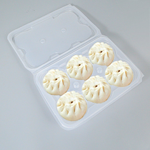 Bag Packaging Box 6 G Steamed Buns Disposable Takeaway Box Commercial Burning Wheat Small Cage Meal Kit Food Grade Packing Box