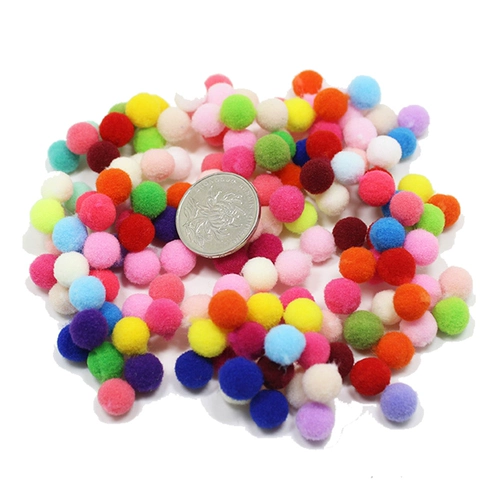 Смешанные высокие плюшевые блестящие шары, DIY, детское творчество