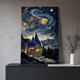 Framed Starry Sky Castle Diamond Painting World famous Painting Tile Cross Stitch 2023 ການເຮັດດ້ວຍມືໃຫມ່ DIY ຫ້ອງຮັບແຂກຫ້ອງນອນ