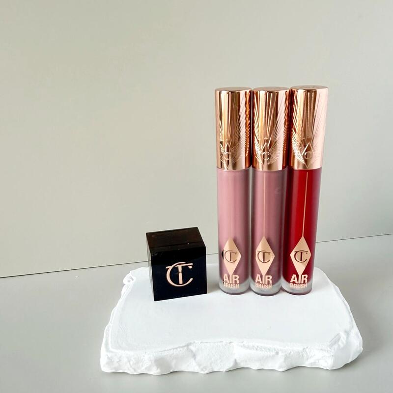 Authentic Overseas Version Ct Lipstick Lip Glaze, Moisturizing, Plumping, Matte, Long-Lasting, Retro New Color Red-Brown, Pillow Whisper