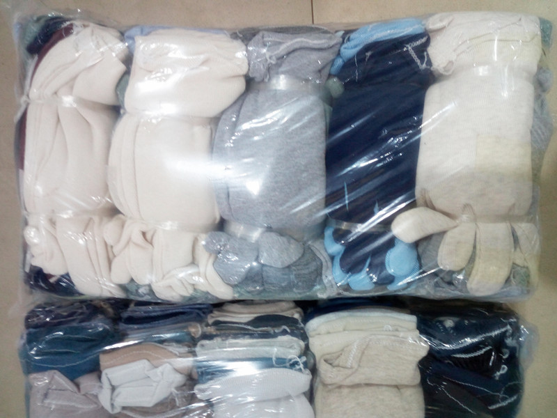 100 pairs of variegated cotton gloves pull frame cotton gloves men and women ultra-thin ribbed gloves protective color gloves