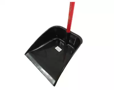 Plastic thickened dustpan, wooden handle dustpan, bucket, garbage bucket, garbage shovel, pinch, rub, household indoor, good to the ground