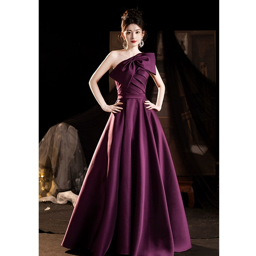 Элегантное элитное вечернее платье с бантиком, сексуальная сумка на одно плечо