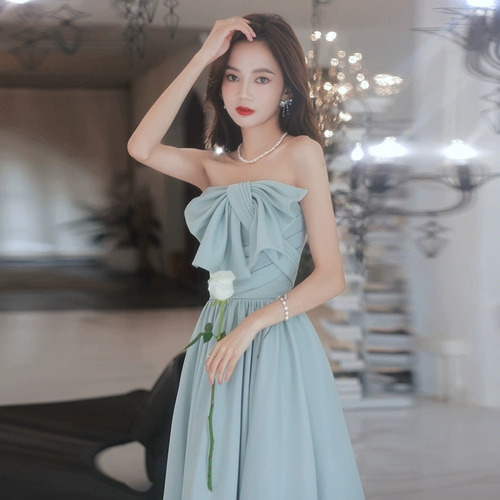 Вечернее платье, элитный топ без лямок, наряд маленькой принцессы, 2023 года