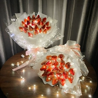 Клубника, набор материалов, сумка, упаковка подходит для мужчин и женщин, «сделай сам», букет, подарок на день рождения