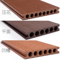  WPC floor WPC round hole square hole solid floor Custom specifications Outdoor floor