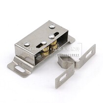 Furniture door bumper bead with roller double beaded door bumper press closure pull open ball bearing latch snap lock clip lock