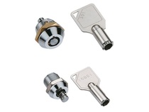 Cylindrical Plum Head Billiard Lock With Spring Press Type Telescopic Round Lock Advertising Light Box Lock Button Lock