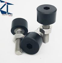 Stainless steel with polyurethane stop bolt inner hexagonal hole UNAH3 4 5 6-10 15 20