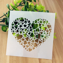 Plastic Cake Foam Spray Template Barista Stégils Decoration