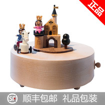 jeancard creative music box Music box Wooden Prince Charming send girl wedding birthday Valentines Day gift