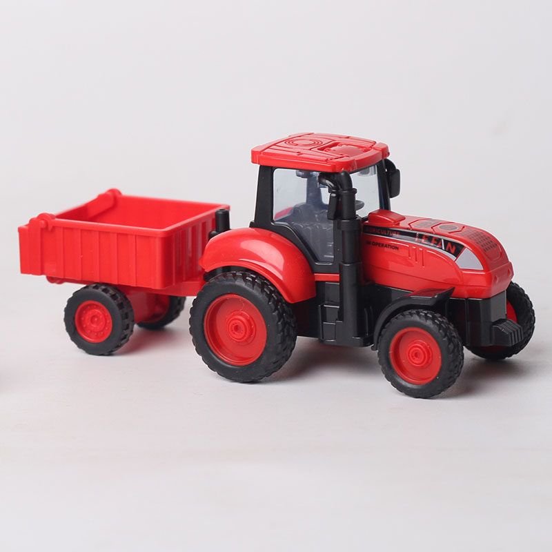 Le Fan Farm Tractor Engineering Truck Boy Baby Resistant To Fall Will Run Car Small Toy Inertia Dump Trailer
