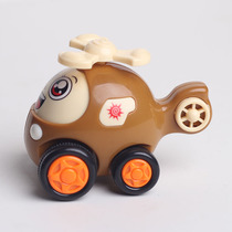 Cute cute to fall and run straight up and small plane car Children baby boy girl Baby Inertia Little Toy Car