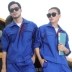 Quần yếm dài tay mới phù hợp với nam mặc mùa xuân và mùa thu xưởng may quần áo xưởng làm việc quần áo áo khoác tùy chỉnh tự động sửa chữa dịch vụ bảo hiểm lao động quần áo