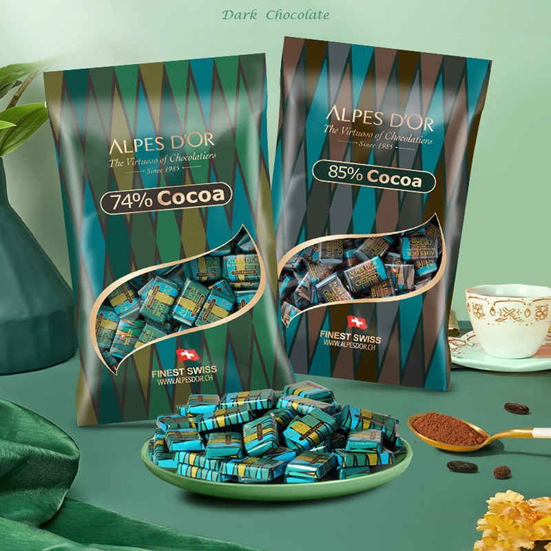 【王鹤棣代言】爱普诗瑞士黑巧克力500g