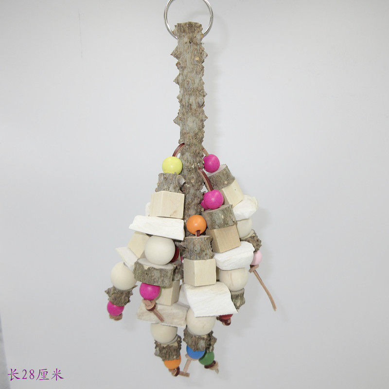 Parrot toy bird supplies natural peppercorns wood nibbling with toy ink fish bone tonic calcium grinding parrot in a parrot