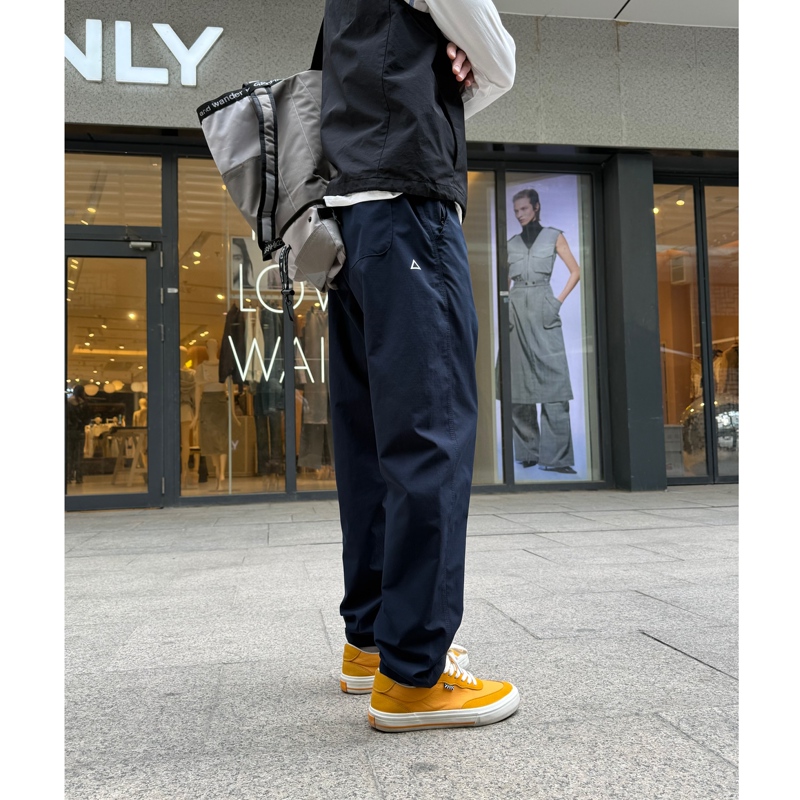 26 New Functional Small Triangle White Label Wide-Leg American Workwear Casual Pants Unisex Loose Tapered Casual Pants