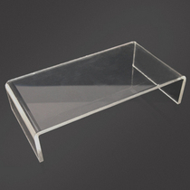 Transparent acrylic U shape display frame Organic Glass Shoes Bay Jewelry Cosmetic Toy Show Shelf