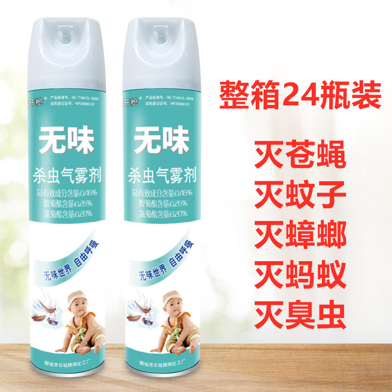 Whole box 24 bottles × 750ml Insecticide Aerosol Spray Insecticide Mosquito Fly Cockroach Ants Household