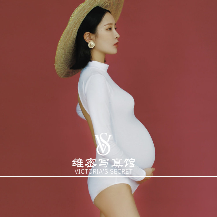 Photo-photo gallery Pregnant Woman Photo Clothing Sexy Bag Body Display Slim Back Even Body Dress Personality Private Room to Write True Apparel