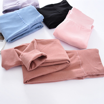 Warm pants Womens German velvet incognito single-piece autumn pants double-sided brushed high-waisted velvet thickened heating leggings pajamas