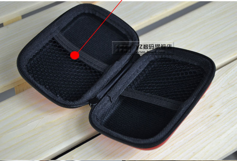 Nhập học gói tai nghe sạc túi lưu trữ di động có kích thước nhỏ lưu trữ kỹ thuật số hộp túi xách gói vỏ cứng - Lưu trữ cho sản phẩm kỹ thuật số túi airpod