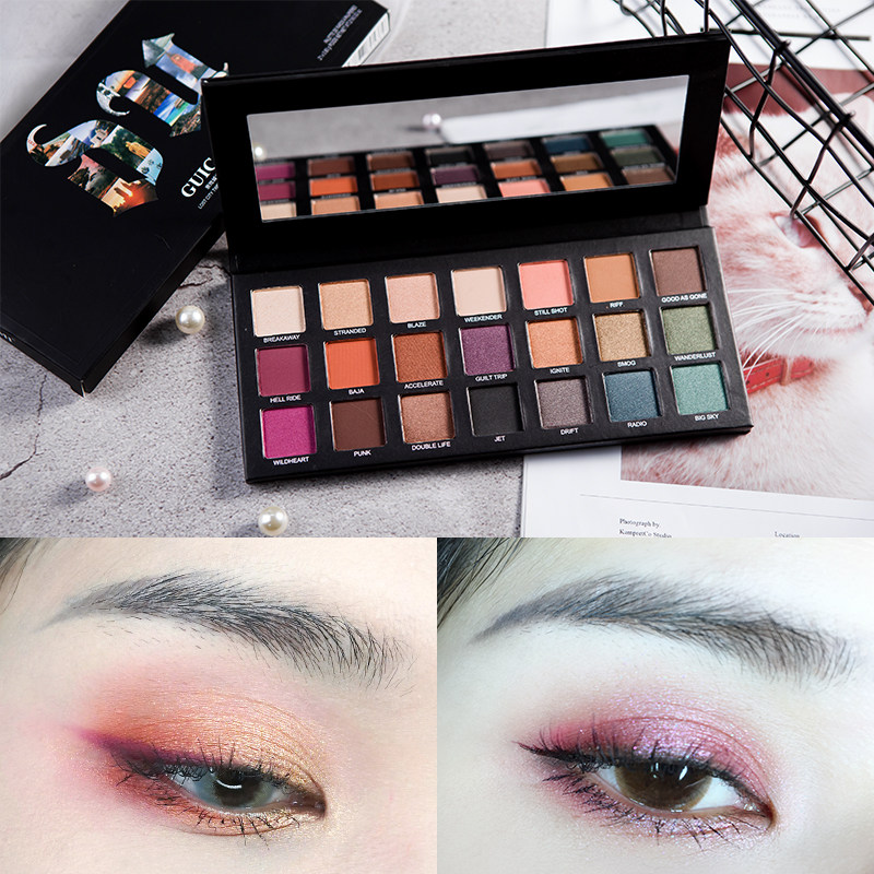 Net reddits large chassis eye shadow overfire 21 color unicorn decay city ins color matt waterproof affordable national stock