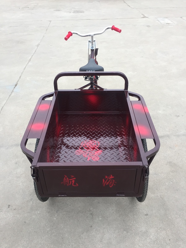 New 80cm Small Cargo Bicycle for the Elderly, Lightweight Pedal for Transportation, Adult Force Tricycle