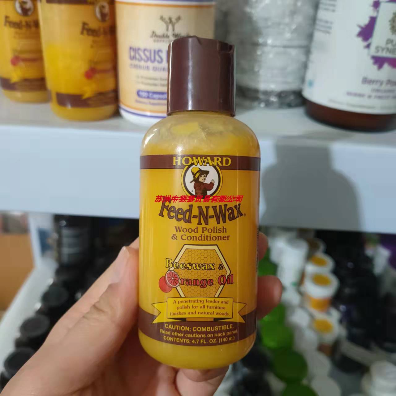 Domestic Spot Howard Feed N Wax Beeswax Preserve and Protect 140ml