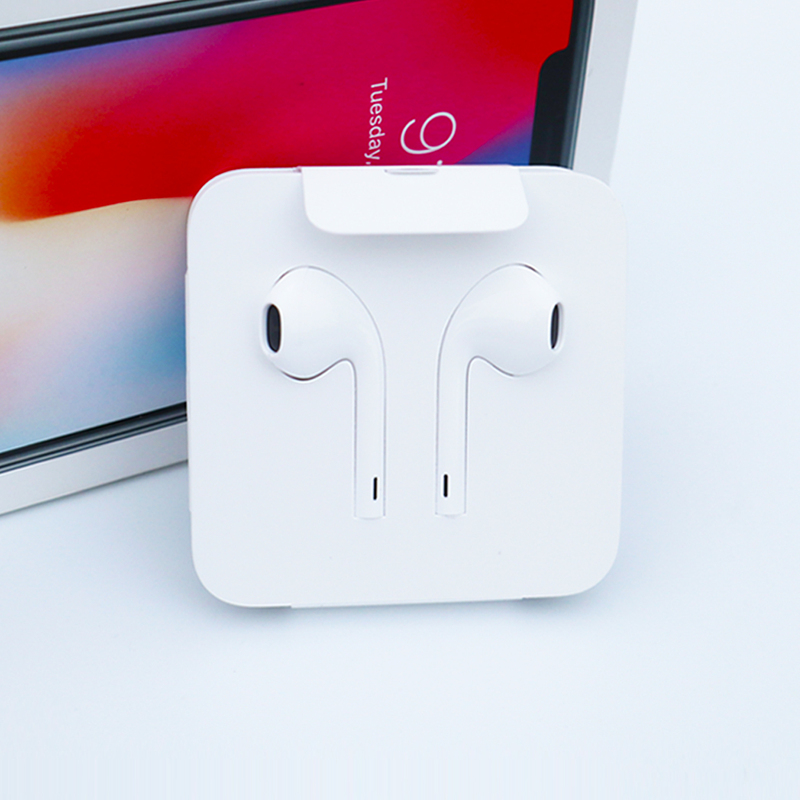 Veteran Apple 17 Earphones Original Suitable for iPhone Genuine 15 Flat-Head 12 Wired Control Earbuds In-Ear Type C Port