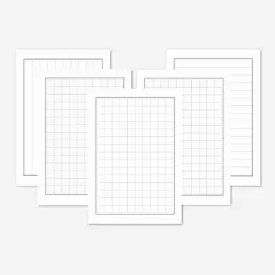 Nairumi character grid Hard pen calligraphy paper Pen character practice special paper Back to the palace grid character practice book square field character grid