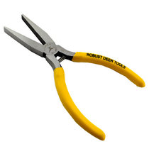 Feilu toothless flat nose pliers mini flat nose pliers toothless flat mouth pliers flat mouth buckle pliers iron pliers 5 6 inches