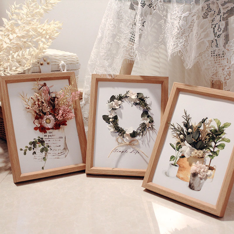 Stereo dry flower frame flower frame pattern pattern decoration DIY decoration specimen drawing materials package construction salon activities