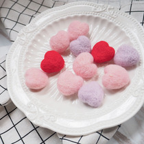 Wool Felt Love Eternal Flower Flower Flower Bouquet Wreath Glass Cover diy Design with Accessories