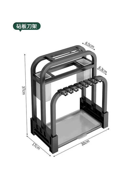 Giá để dao bằng thép không gỉ đa chức năng nhà bếp giá đỡ ghế lưu trữ dao giá thớt giá thớt giá úp nồi giá đỡ vị trí kệ bếp gỗ kệ bếp gỗ