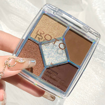 Mini five-color eye shadow discs ins superfire Affordable Students 5-color sequins Pearlized Matt 5 MiyPalace Niche Brands