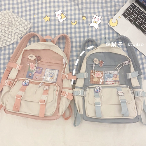 Брендовый ранец, сумка через плечо, универсальный рюкзак, в корейском стиле, для средней школы