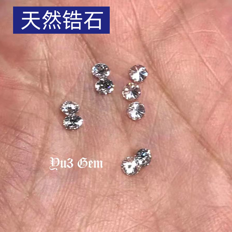 Natural Gemstone Tooth Diamond Yu3Gemz Zircon Flash Self-Adhesive DIY Material Kit Jewelry Tooth Decoration Set with Diamonds