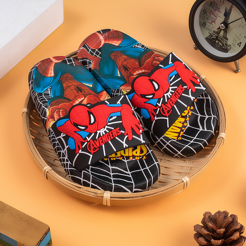 Spider-Man Children's Slippers for Boys, Summer Non-Slip Soft Sole, Popular Cartoon Indoor Home Use, Foreign Trade Kids' Bathroom Sandals Spider-Man Children's Slippers for Boys, Summer Non-Slip Soft Sole, Popular Cartoon Indoor Home Use, Foreign Trade Kids' Bathroom Sandals