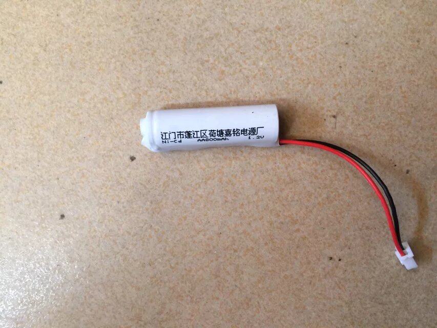 Fire emergency light battery 1 2V evacuation sign light Ni-Cd rechargeable battery pack AA1 2V800