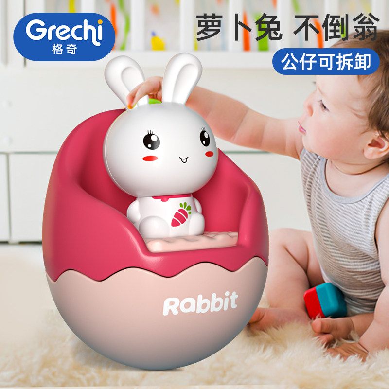 Baby tumbler Toys 6 months 3 baby 0 1 year old Child can nibble early to teach Puzzle Gift male girl-Taobao