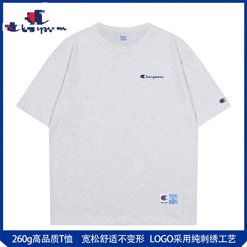 Champion Graffiti Short Sleeve T-Shirt for Men 2025 Summer New Style Couple Loose Casual Pure Cotton Small Logo T-Shirt Trendy Brand Champion Graffiti Short Sleeve T-Shirt for Men 2025 Summer New Style Couple Loose Casual Pure Cotton Small Logo T-Shirt Trendy Brand