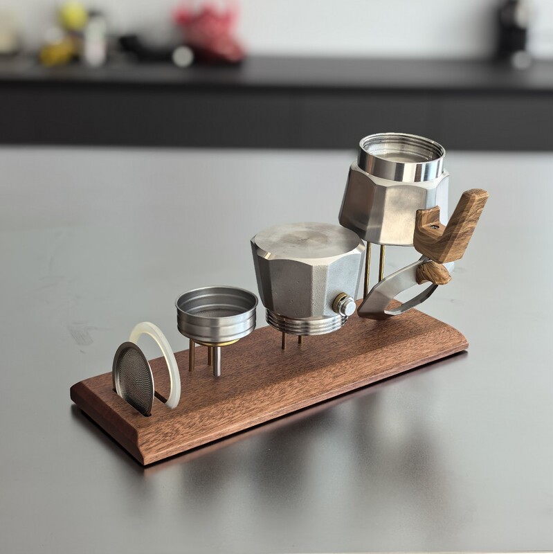 Suitable for Bialetti Moka Pot Coffee Pot Draining Rack Drying Stand Special Support Bracket Hook for Kobro Moka Pot
