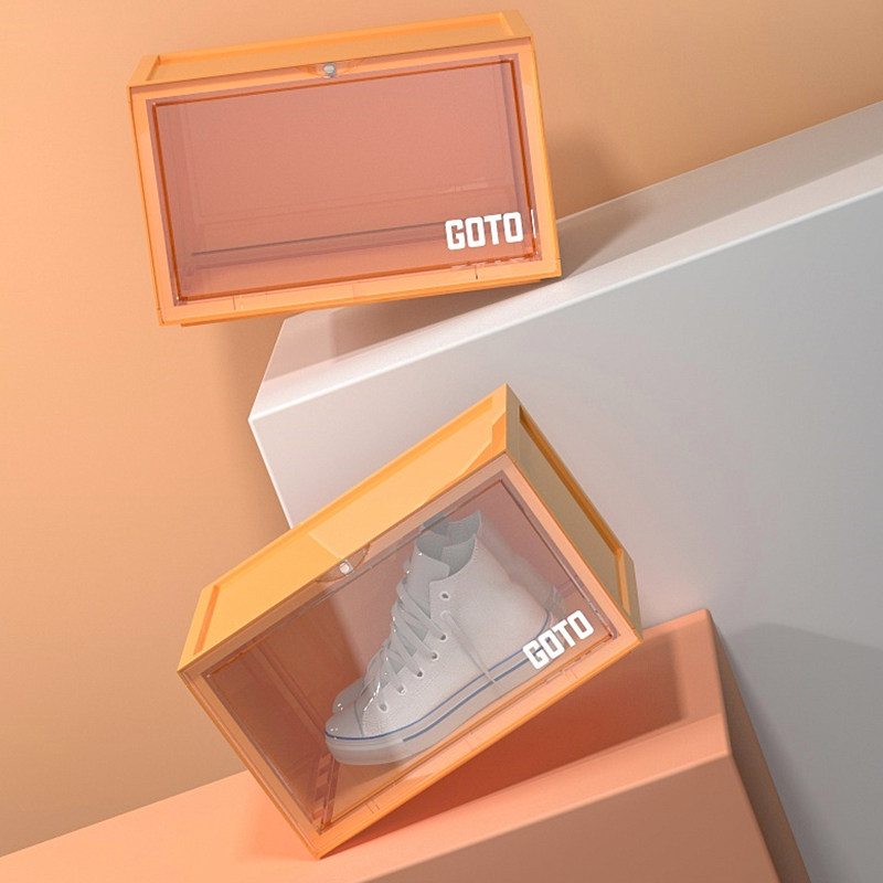 [USD 65.21] GOTO Macallone Shoes Antioxidized Acrylic Shoes Collection